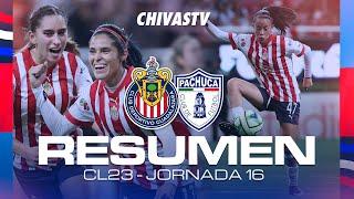 RESUMEN: ¡LOS 8 GOLES DEL CHIVAS FEMENIL VS PACHUCA! | CLAUSURA 2023