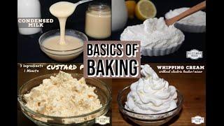 4 Easy Baking Essentials | Baking recipes for beginners | Basics of bellytimberhouse | Episodes