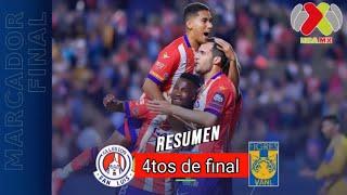 Resumen y goles | Tigers vs Atletico san luis | Liga Mx -AP2024 - 4tos de Final - IDA | TUDN