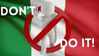 5 Don't in Italian Cooking - What never to do when cooking Italian! #Shorts