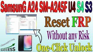 Samsung A24 SM-A245F U4 S4 S3 Reset FRP UNLOCK One-CLICK BY DFT Pro #Gsmsanjoy