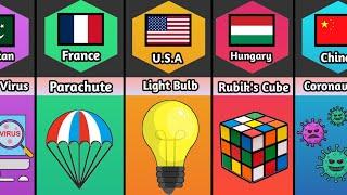 Inventions From Different Countries || Info Data