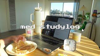 STUDY VLOG  quiet life of an introvert med student