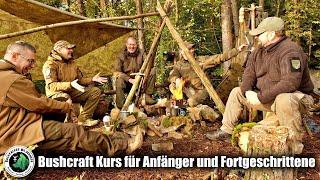 Bushcraft Kurs für Anfänger und Fortgeschrittene  -Tiefes Walderlebnis -