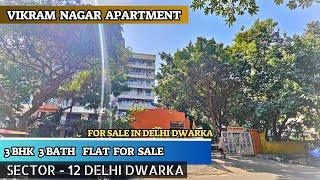 3 BHK with 3 Bath Vikram Nagar Apartment Sector 12  | Ultra Luxurious Flat For Sale in Delhi Dwarka