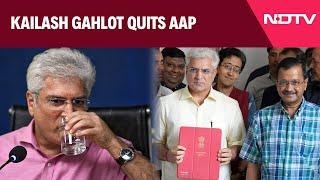 Kailash Gahlot Resigns | Delhi Minister Gahlot Quits AAP, Says Party Faces "Grave Challenges"