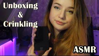 ASMR Unboxing New Phone - Whispering and Crinkling Sounds