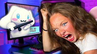 IS HE IMPOSSIBLE TO ESCAPE ?! Playing CINNAMOROLL'S Prison Run (Roblox Obby)