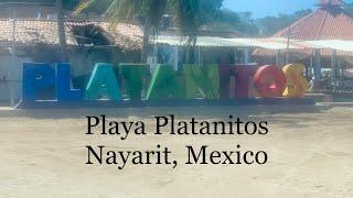 Playa Platanitos Nayarit Mexico|Beach life with drone footage|Beach food Nayarit