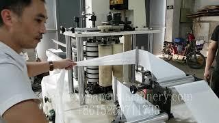 How to operate double decks napkin tissue printing machine