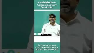 Ojha Sir on Company Secretary Examination  #Shorts