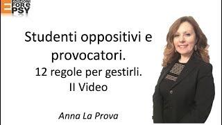 Gestire studenti oppositivi II Video