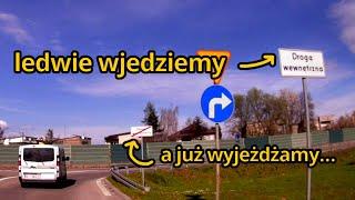 Ustawiono cztery niepotrzebne znaki i powstała bardzo krótka droga wewnętrzna. Tylko po co?