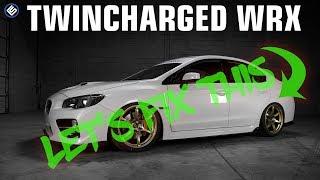 We're finally working on our Twincharged 2015 WRX! Episode 1: Suspension