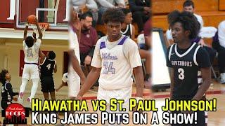 King James Puts On A Show! St. Paul Johnson vs Hiawatha Collegiate!