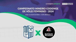 GERDAU MINAS x BATAVO MACKENZIE | AO VIVO E COM IMAGENS | CAMPEONATO MINEIRO CODEMGE 2024