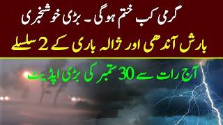 Big update | Rain with hailstorm is coming, Next 15 days weather report, Pakistan monsoon report