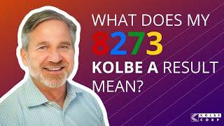 What my 8 2 7 3 Kolbe Result tells you about ME | David Kolbe