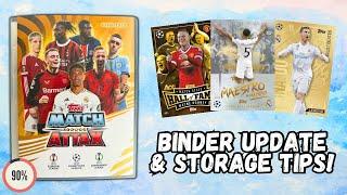 Topps Match Attax 2024/25 binder update and how to store your cards!