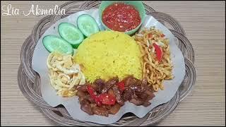 cara mudah dan simpel memasak nasi kuning @Lia Akmalia