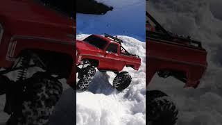 traxxas#trx4#high#edition#chevy#truck#redneck#cheyenne#k10#rc#scale#crawler#snow#beer#pickup#