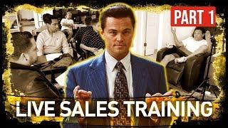 Live Sales Training with Jordan Belfort - MUST WATCH