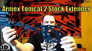 Stock Extender for Armex Tomcat 2 Pistol Crossbow - Review and Demo