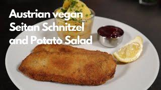 Crispy Vegan Seitan Wiener Schnitzel Recipe