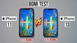 iPhone 13 vs iPhone 11 Pubg Test, Heating and Battery Test | BAAP PHONE 