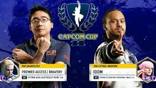 Capcom Cup 11 - BRAVERY cammy vs IDOM manon - Group D Day 1