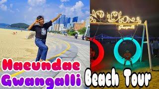 Haeundae beach Gwangalli beach | Gwangan Beach| Day and night view