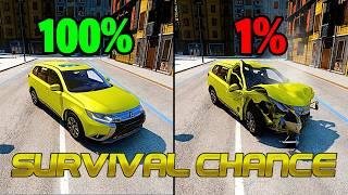 Best of Realistic Survival Chance Crashes #7 | BeamNG.drive