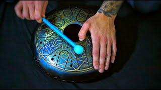 Tank drum music therapy for safe sleep, игра на глюкофоне слушать
