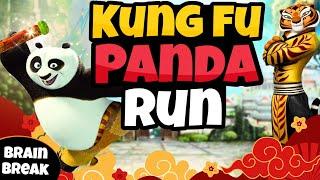  Kung Fu Panda Run  Fitness Run | Brain Break | GoNoodle Inspired