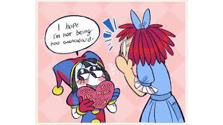 Pomni Gives Ragatha a VALENTINE'S DAY TREAT!! (The Amazing Digital Circus Comic Dub)