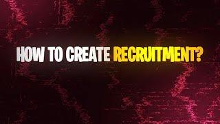 HOW TO CREATE RECRUITMENT? | ULTIMATE GAMING SOCIAL MEDIA APP | GAMELUM