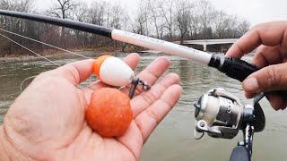 How To Sep Up Spawn Sacks With 2" Weighted Bobber. (Steelhead Fishing)