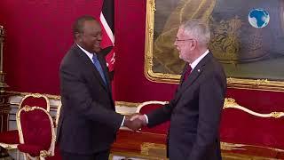 Uhuru holds talks with President of Austria, H.E Alexander Van der Bellen.