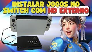 Eu consegui! Instalei meus jogos no Switch com HD externo