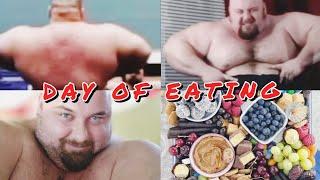 Long Awaited 400+lb Natural Strongman Day of Eating Video