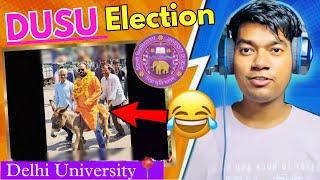 Delhi University Election  #collegelife #du  - Indian Eric