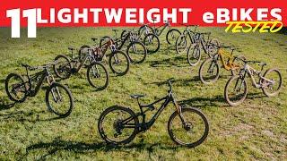 Lightweight eMTB Group Review - 11 of the Best SL eMTBs vs Our Staff