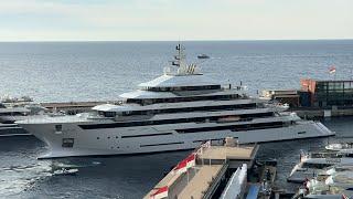 ARRIVALS of SUPERYACHT  1 DAY BEFORE the PRESTIGIOUS MONACO YACHT SHOW 2024@emmansvlogfr