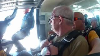 Richard Goggin first skydive at Westside Skydivers