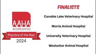 2024 Finalists for the AAHA Accredited Practice of the Year