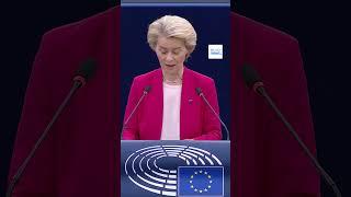 Von der Leyen: "Pace attraverso la forza. Putin è un vicino ostile"