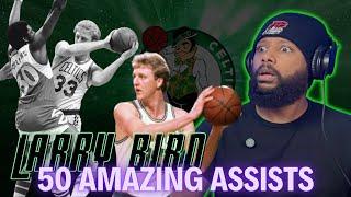 Larry Bird - 50 Amazing Assists | SPORTS REACTION