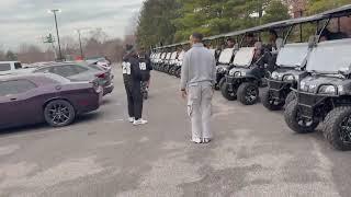   Eagles Jalen Hurts + Saquon Barkley Gave Golf Carts to #Eagles OL Teammates for Christmas