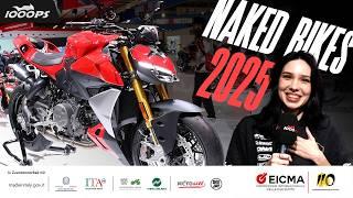 Alle Nakedbike Neuheiten 2025 auf der EICMA 2024!