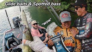 Glide baits & Spotted Bass - Smith Lake AL